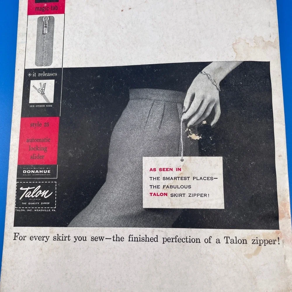 Vogue Dressmaking Simplicity Sewing Books 1950s Soft Cover Ephemera Vintage Ads
